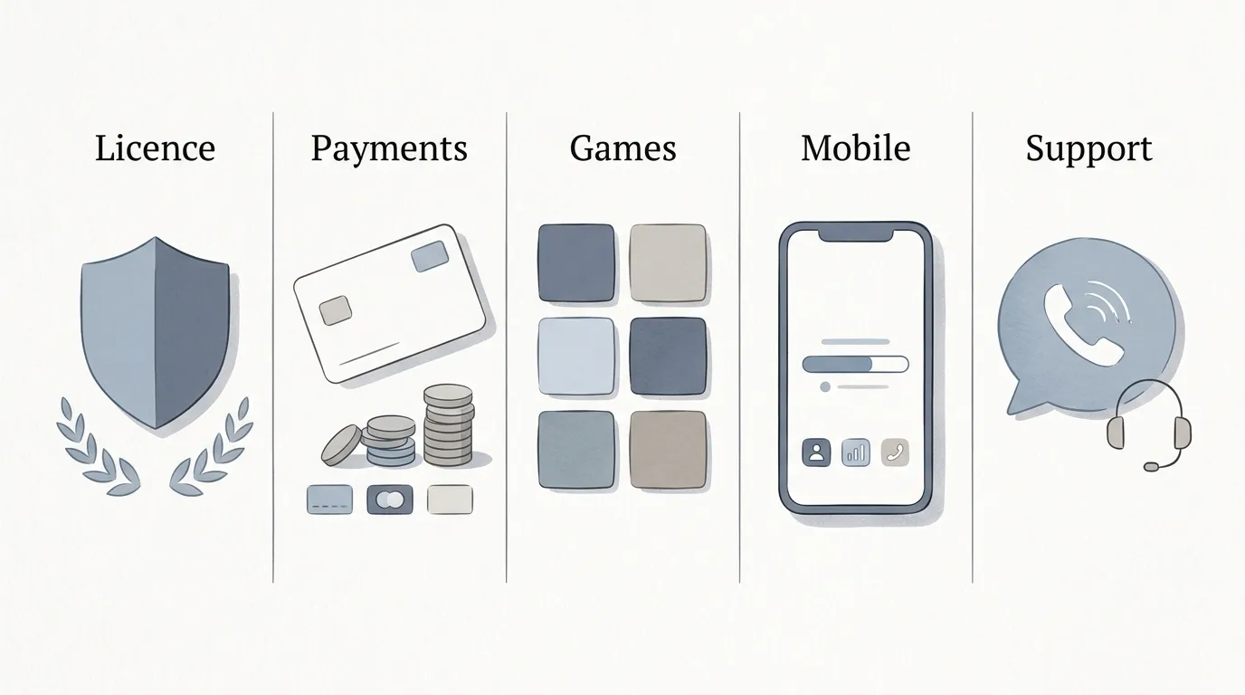 Neutral comparison checklist for Betninja licence payments games mobile and support