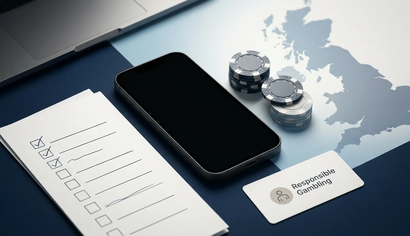 Editorial checklist illustration for reviewing Betninja from the UK